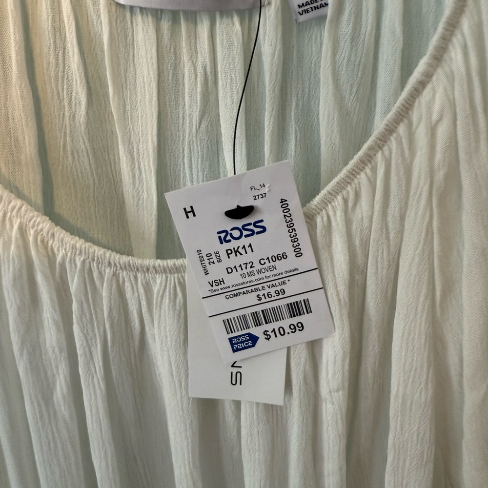 White Long Sleeve Top